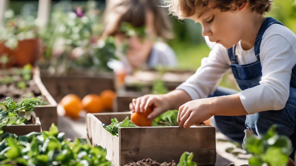 Illustration détaillée sur Créer un potager Montessori : Guide pratique pour les enfants