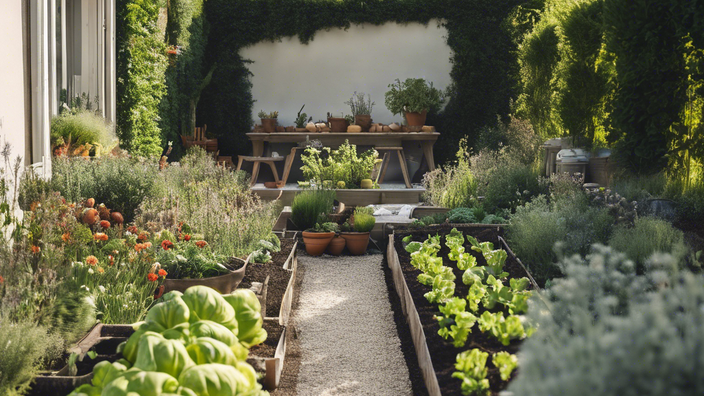 Illustration détaillée sur Le potager de mon ami âgé : un jardin d'expérience et de sagesse