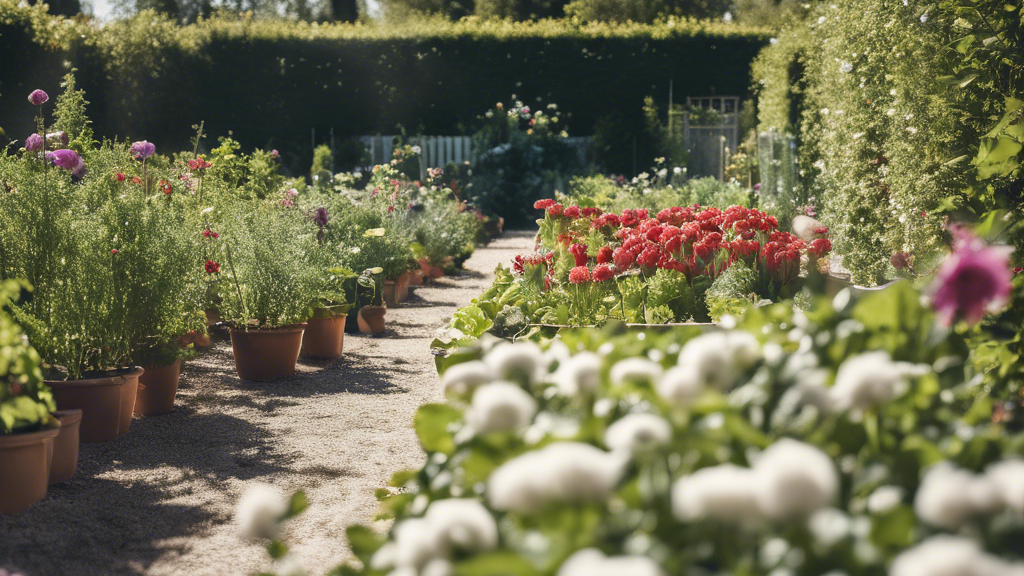 Illustration détaillée sur Le potager fleuri à Labegude : un jardin d'éden à portée de main