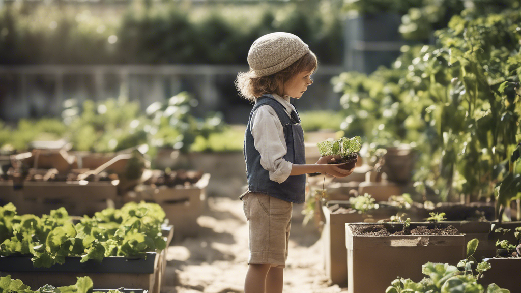 Illustration détaillée sur Le potager : une chanson d'école pour éveiller les enfants à la nature