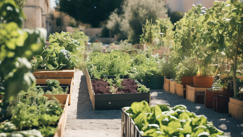 Illustration détaillée sur Potager urbain à Montpellier : Cultivez votre propre oasis de verdure