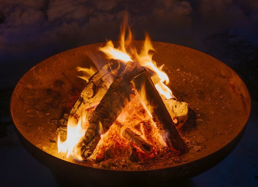 Brasero-barbecue BonBowl &Oslash; 80 cm en acier Corten BonFeu