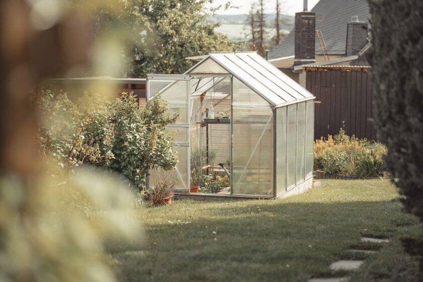 Carré potager avec serre ou châssis
