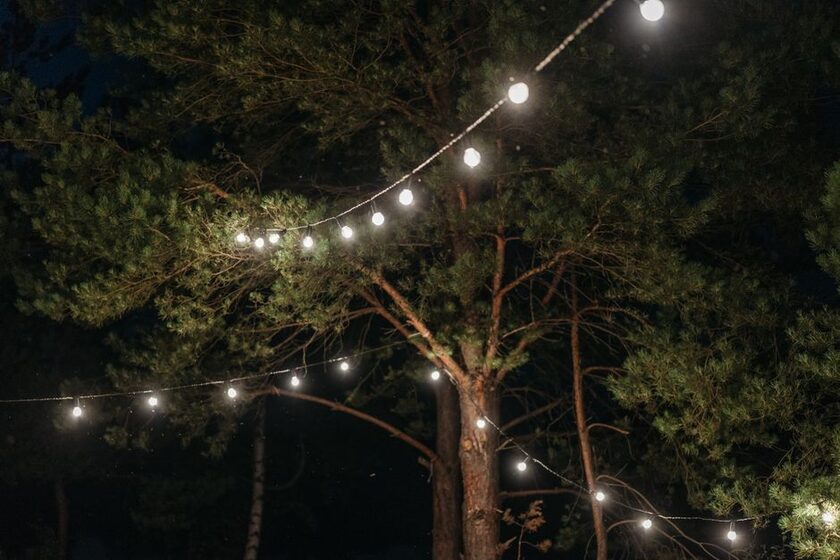 Guirlande solaire 30 m, 50 ampoules, charge solaire ou USB G&eacute;n&eacute;rique