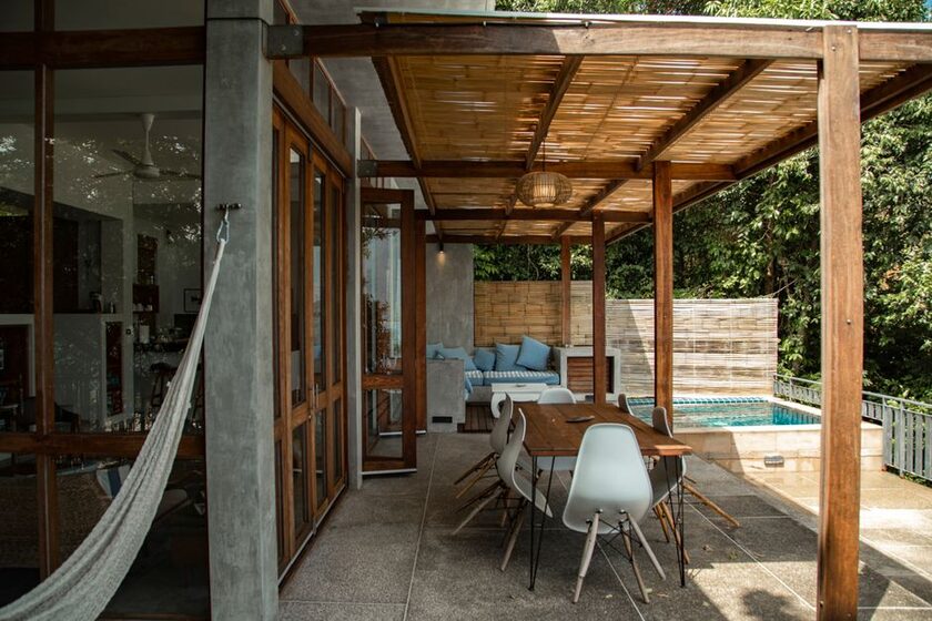 Pergola 3 &times; 4 m imperm&eacute;able &agrave; toit r&eacute;tractable JUMMICO