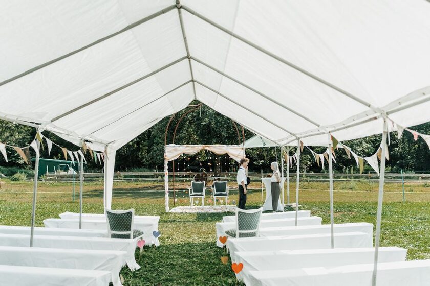 Tonnelle pliante 3 &times; 3 m, chapiteau portable SONGMICS